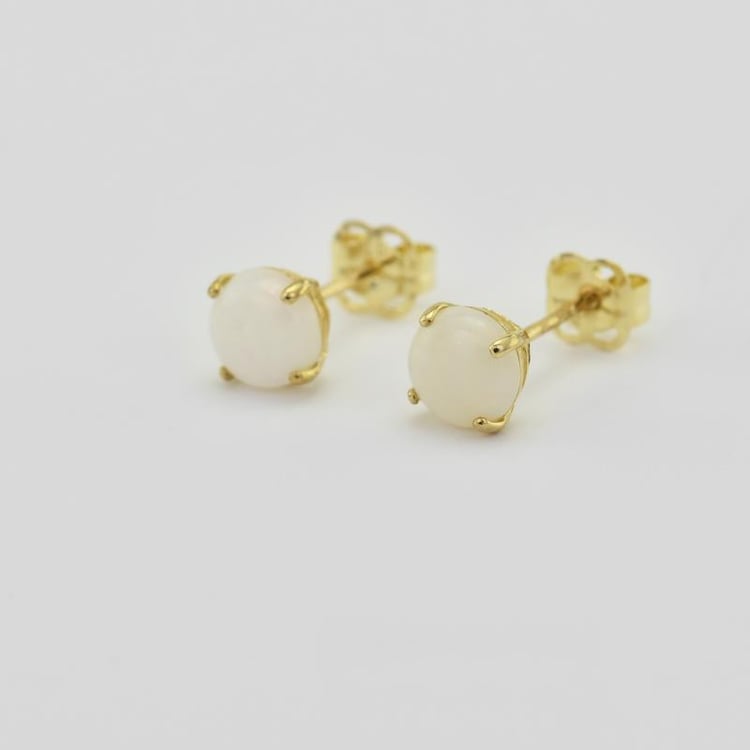 Opálové zlaté náušnice 54184