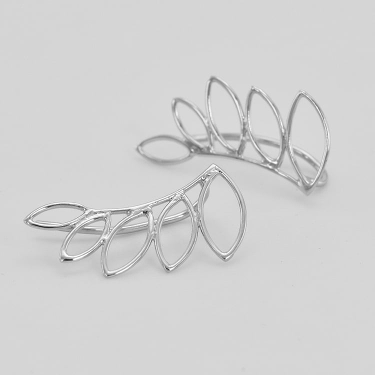 Náušnice s lístkami 41835