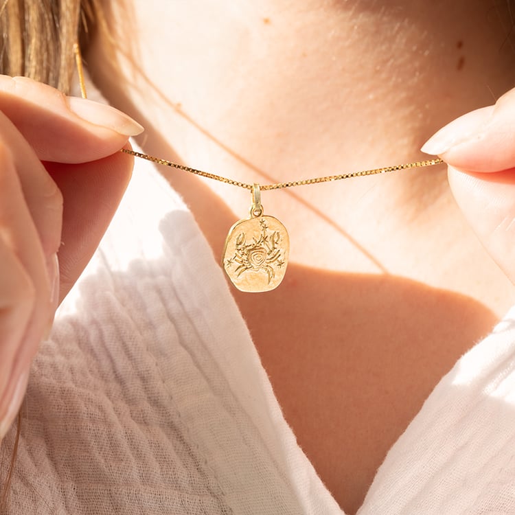 Strieborný prívesok so symbolmi znamenia zverokruhu 145583