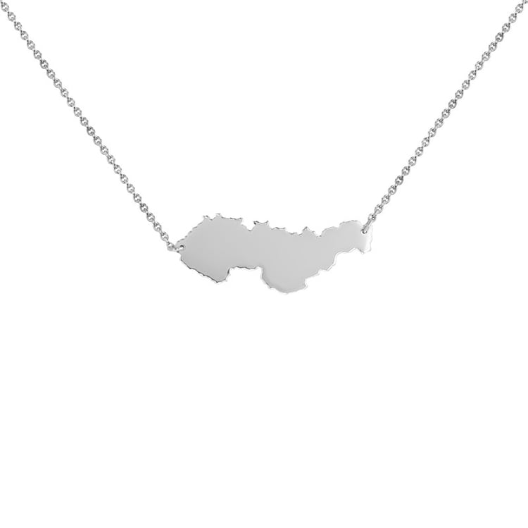 Strieborný náhrdelník Československo 106576