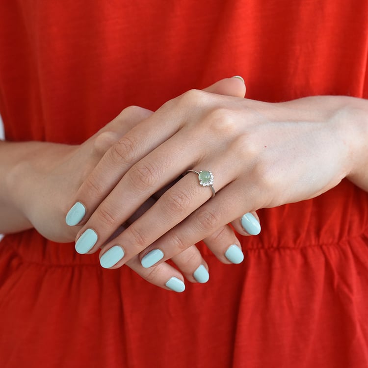 Drahokamový prsteň zo zlata 82107