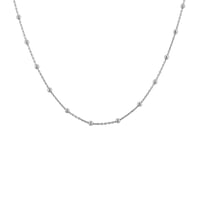 Retiazka s guličkami 45 cm zo striebra