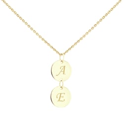 Dvojitý prívesok s gravírom Mahila