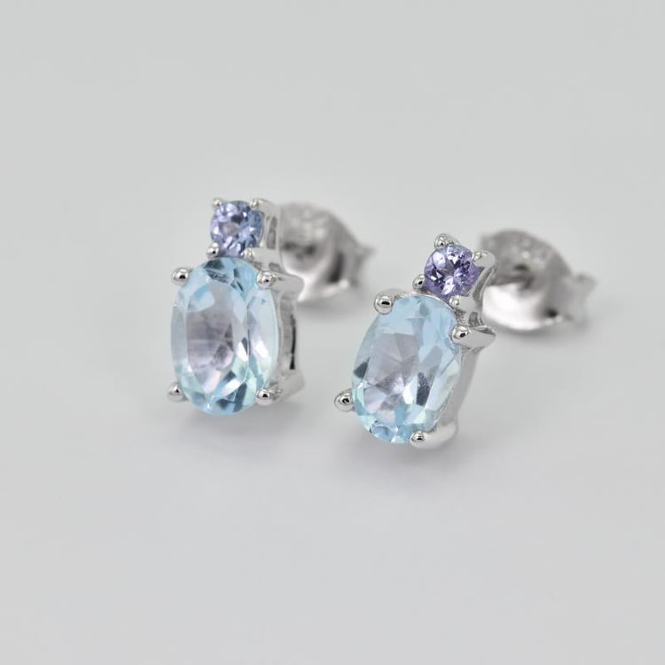 Náušnice s topásmi 21982