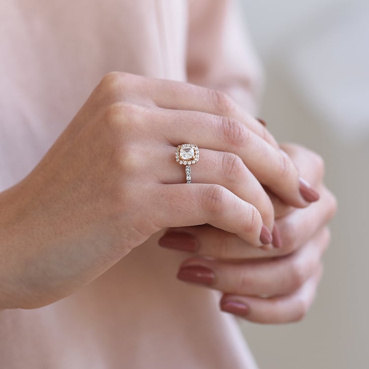 Moissanitový prsteň 66239