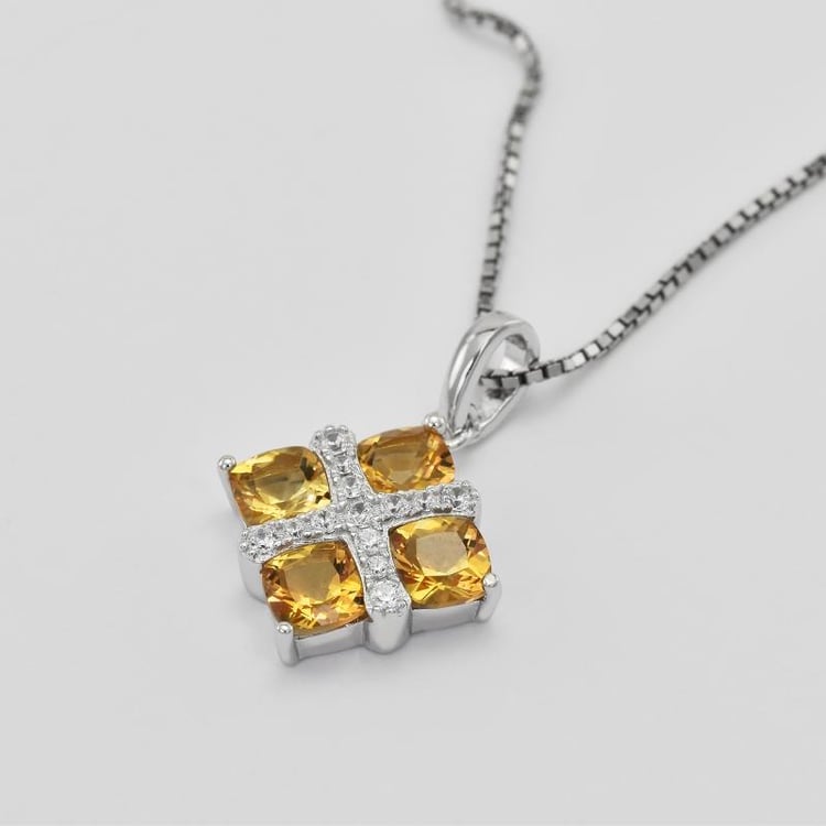 Prívesok s citrínmi 30468