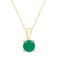 Prívesok so smaragdom s výberom veľkosti Odessa