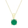 Prívesok so smaragdom s výberom veľkosti Odessa