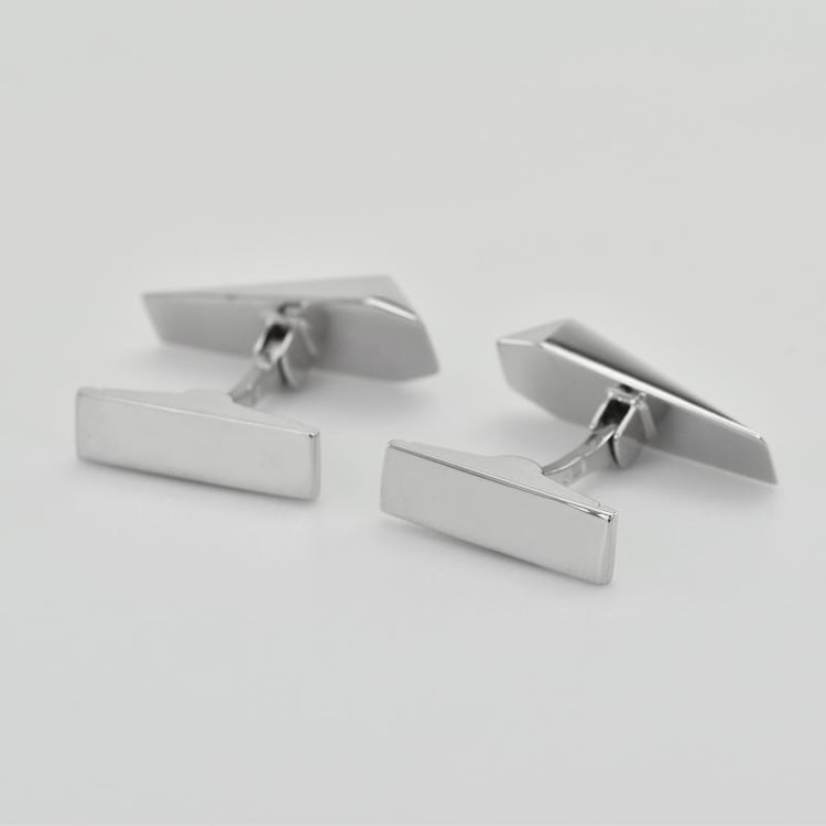 Manžetové gombíky z bieleho zlata 36154