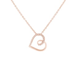 Romantický prívesok s diamantmi Dominik