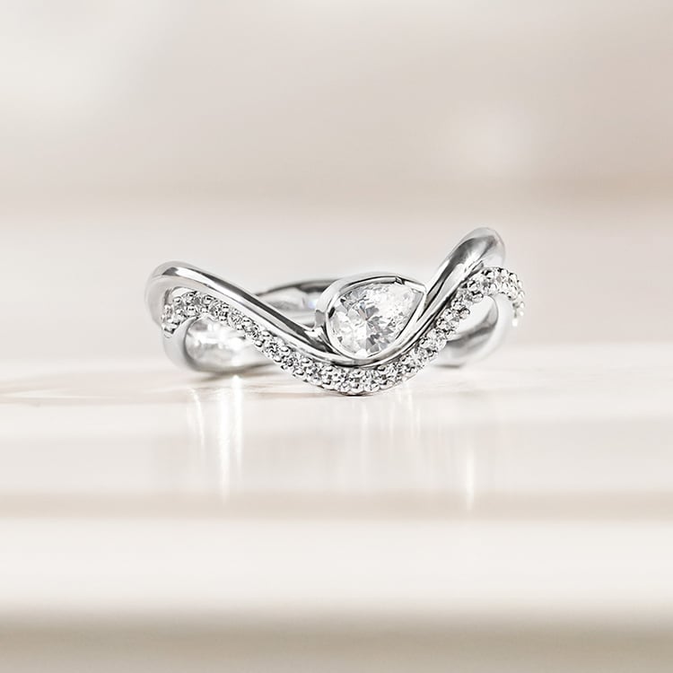 Originálny zásnubný set prsteňov s lab-grown diamantmi 156151