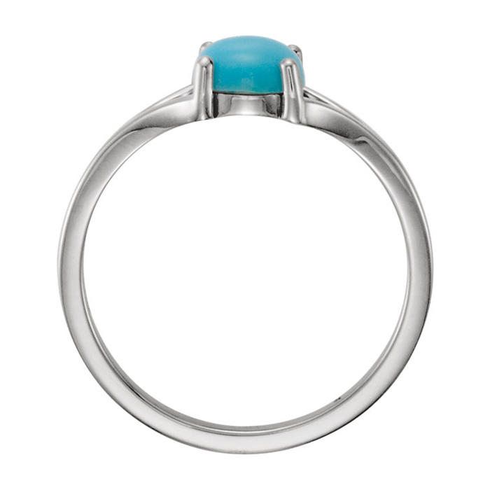 Zlatý tyrkysový prsteň 5854