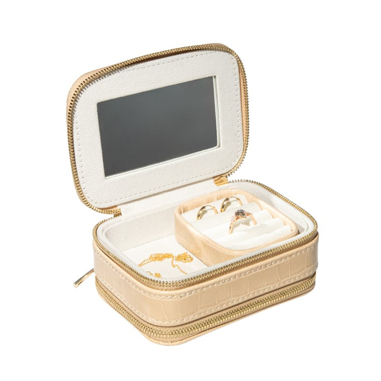 Cestovné puzdro na šperky béžové Venice