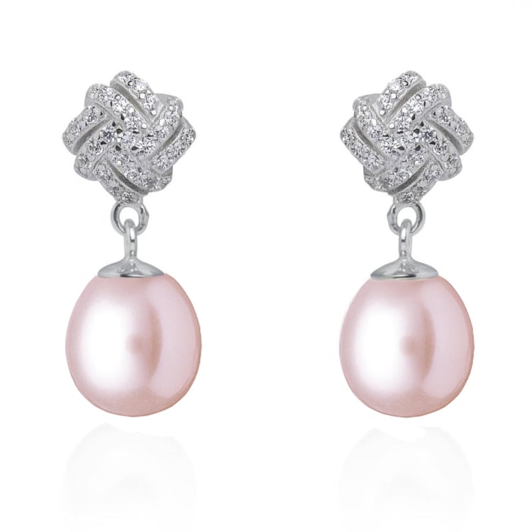 Perlové visacie náušnice