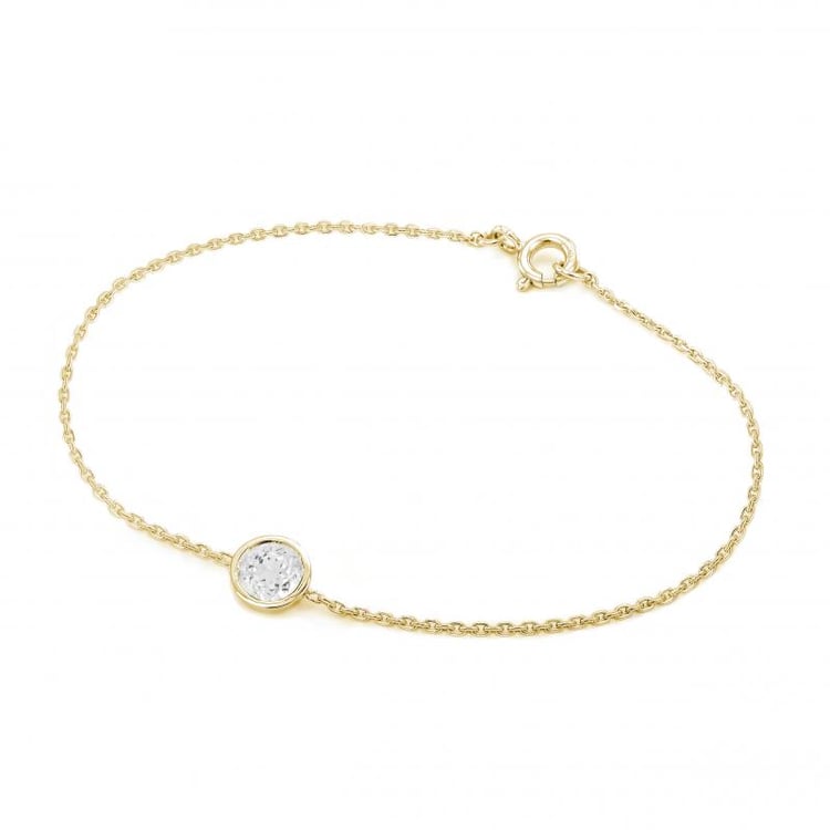 Nežný náramok s IGI certifikovaným lab-grown diamantom Shanae 96908