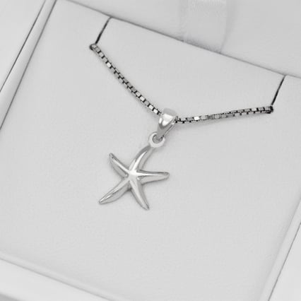 Strieborný prívesok v tvare hviezdice Starfish