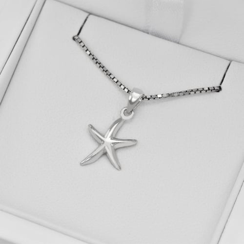 Strieborný prívesok v tvare hviezdice Starfish