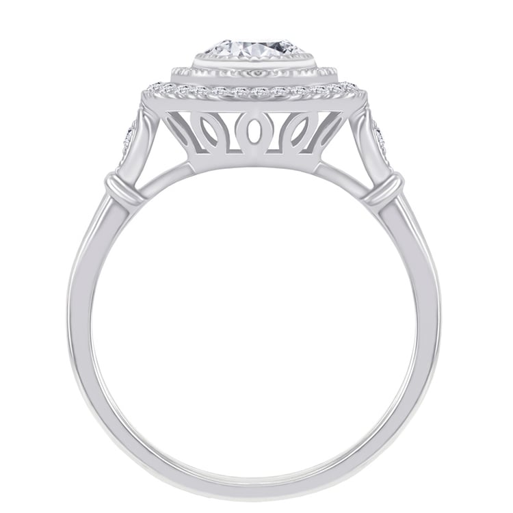 Prsteň s moissanitom 47890