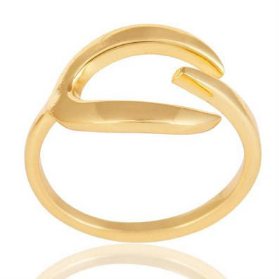 Pozlátený prsteň 8957