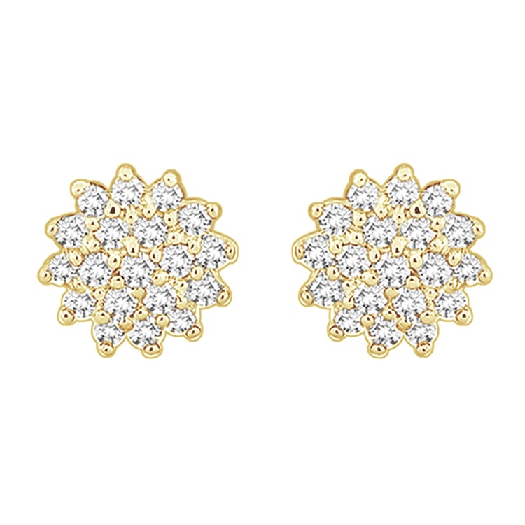 Zlaté náušnice 95079