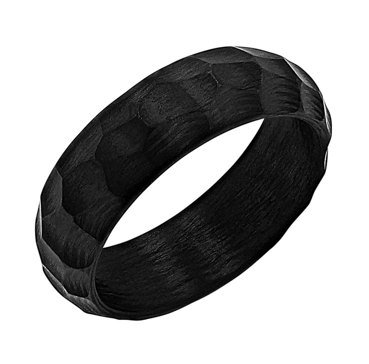 Karbónový prsteň s atypickým povrchom Grover