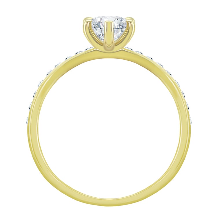 Zásnubný prsteň s diamantmi 46519