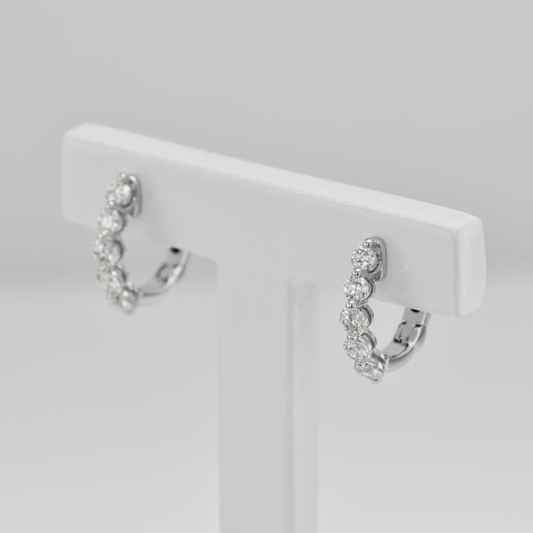 Náušnice s diamantmi 21008