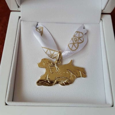 Prívesok v tvare kokeršpaniela