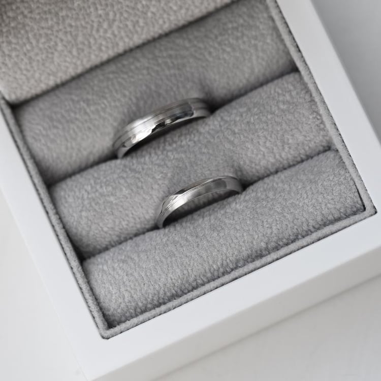 Platinový prsteň 76632