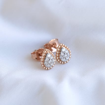 Decentní diamantové náušnice Linus