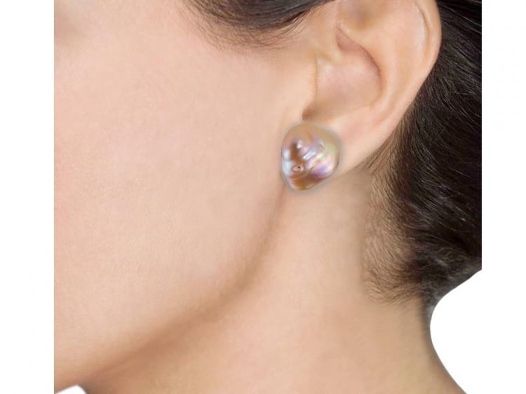 Náušnice s perlami Pasya 6887