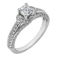 Luxusný zásnubný prsteň s diamantmi Jiezel