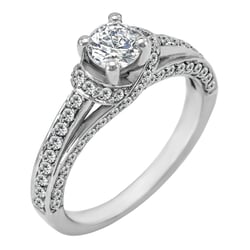 Luxusný zásnubný prsteň s diamantmi Jiezel