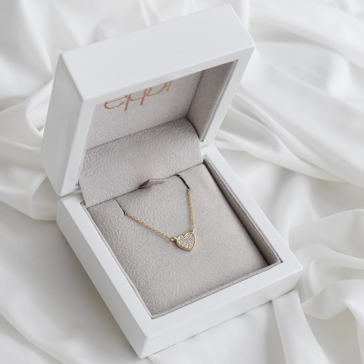 Náhrdelník v tvare srdca 91233