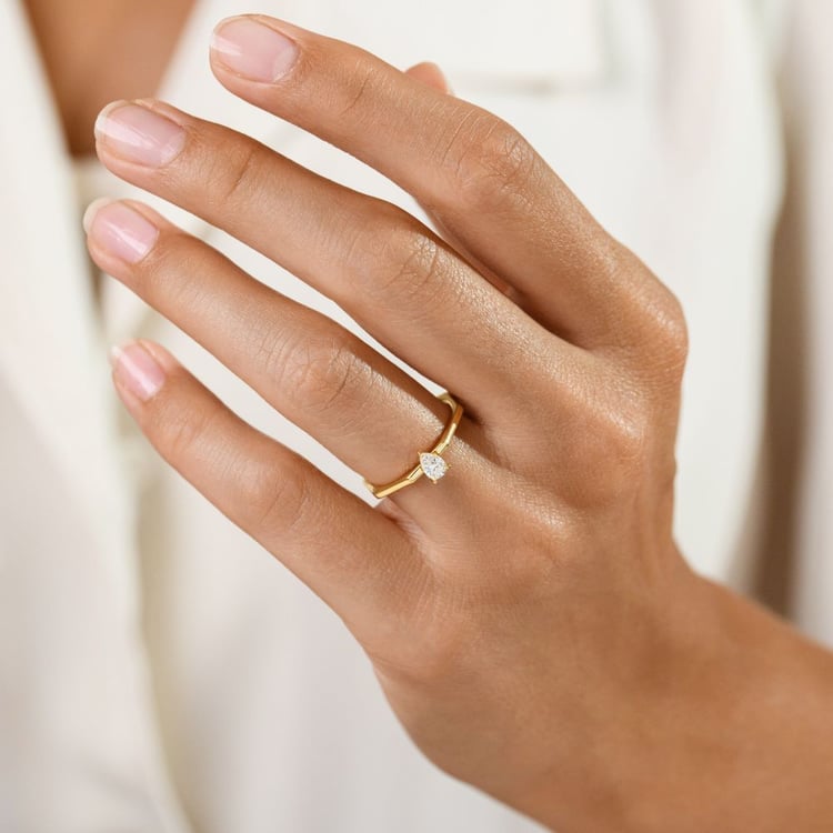 Zlatý prsteň s lab-grown diamantom Morgan 163549