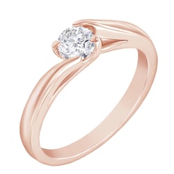 Zásnubný prsteň s diamantom Saffie