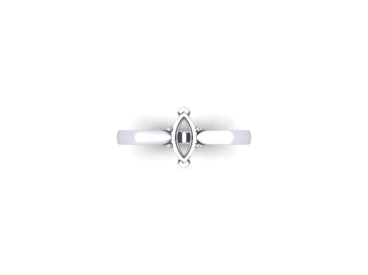 0,25ct markiz IGI diamant v 18k bielom zlate 53822