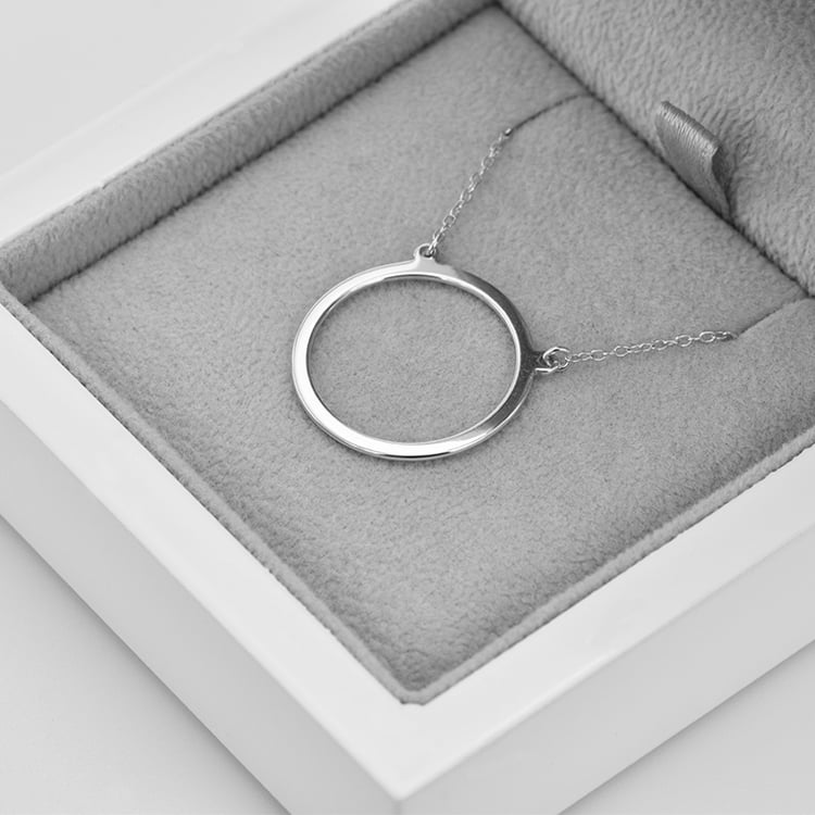 Strieborný náhrdelník Aubri 41840