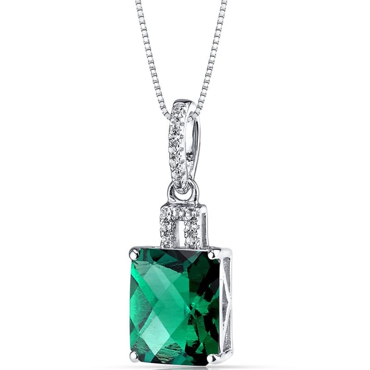 Smaragdový prívesok zo zlata 28422