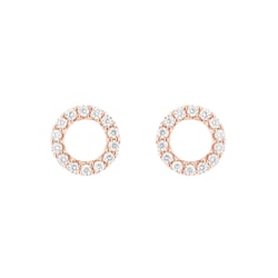 Diamantové karma náušnice Leonna