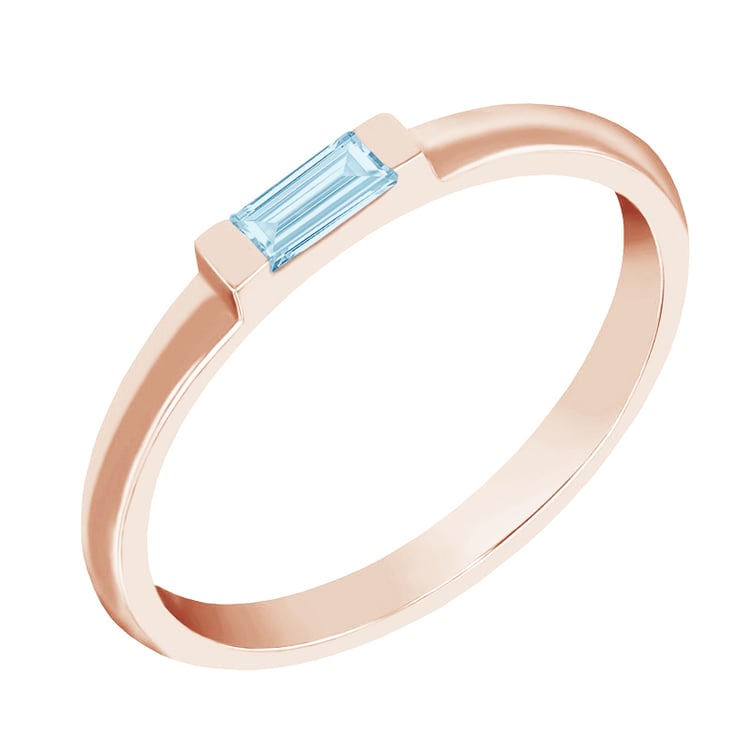 Prsteň z ružového zlata 82413