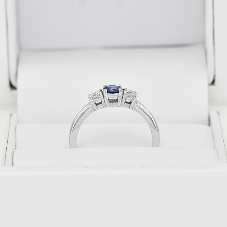 Zlatý zafírový prsteň 17253