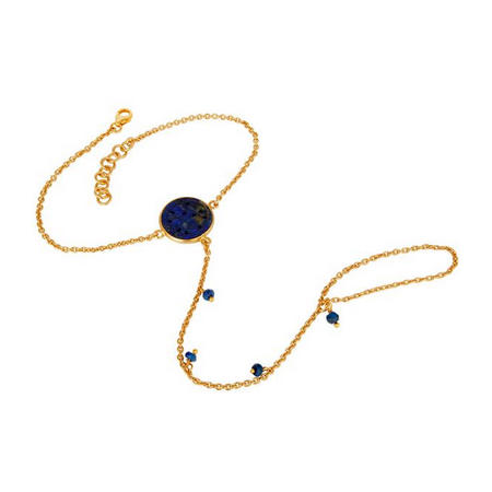 Pozlátený náramok Daisy