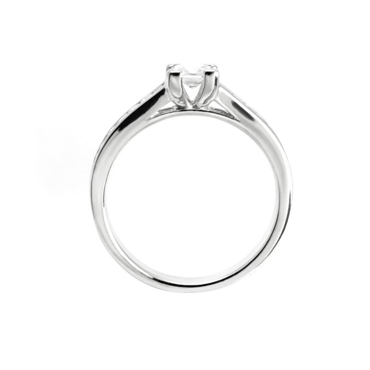 Zásnubný prsteň s diamantmi z 18k zlata Isleta 5195