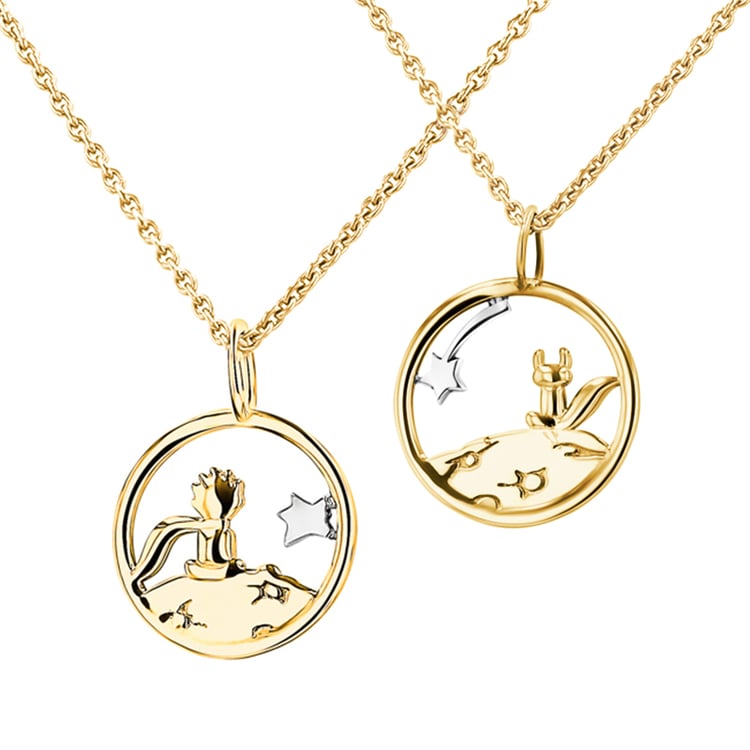 Kolekcia vykrojených náhrdelníkov Malý princ