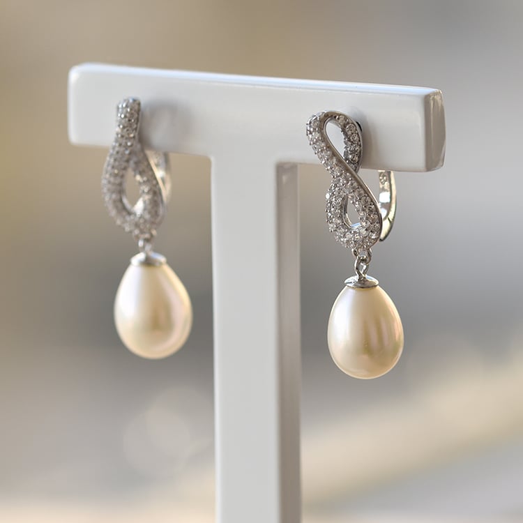 Perlové náušnice 58721