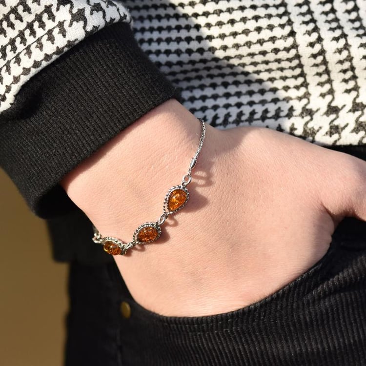 Náramok s jantármi 26485