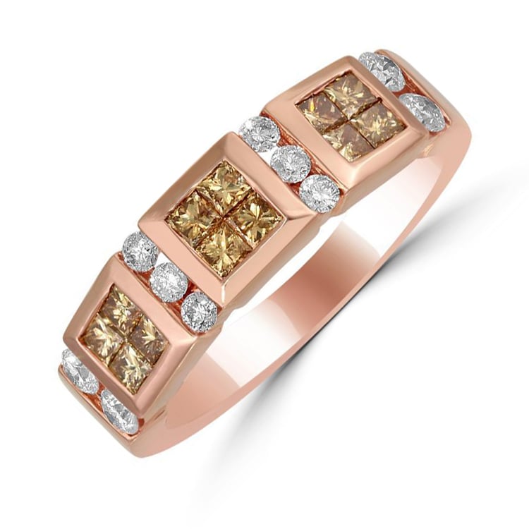 Elegantný zlatý prsteň