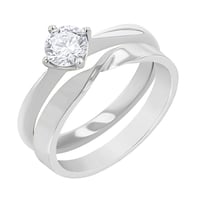 Set prsteňov s možnosťou výberu diamantu Lazane