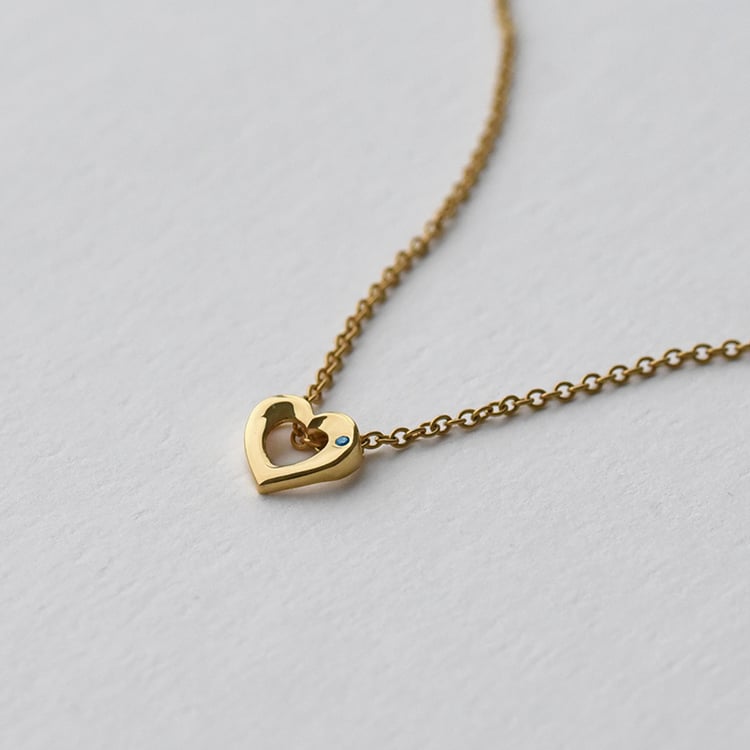 Srdce z pozlateného striebra 73073